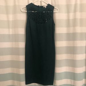 Work dress, pretty emerald green color